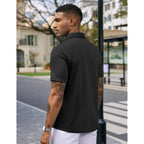 Coofandy Mens Casual Wrinkle Free Shirts Short Sleeve Button Down Summer Stretch Dress Shirt