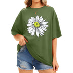 Womens Oversized T Shirts Loose Fit Graphic Tees Summer Casual Short Sleeve Tops 2026