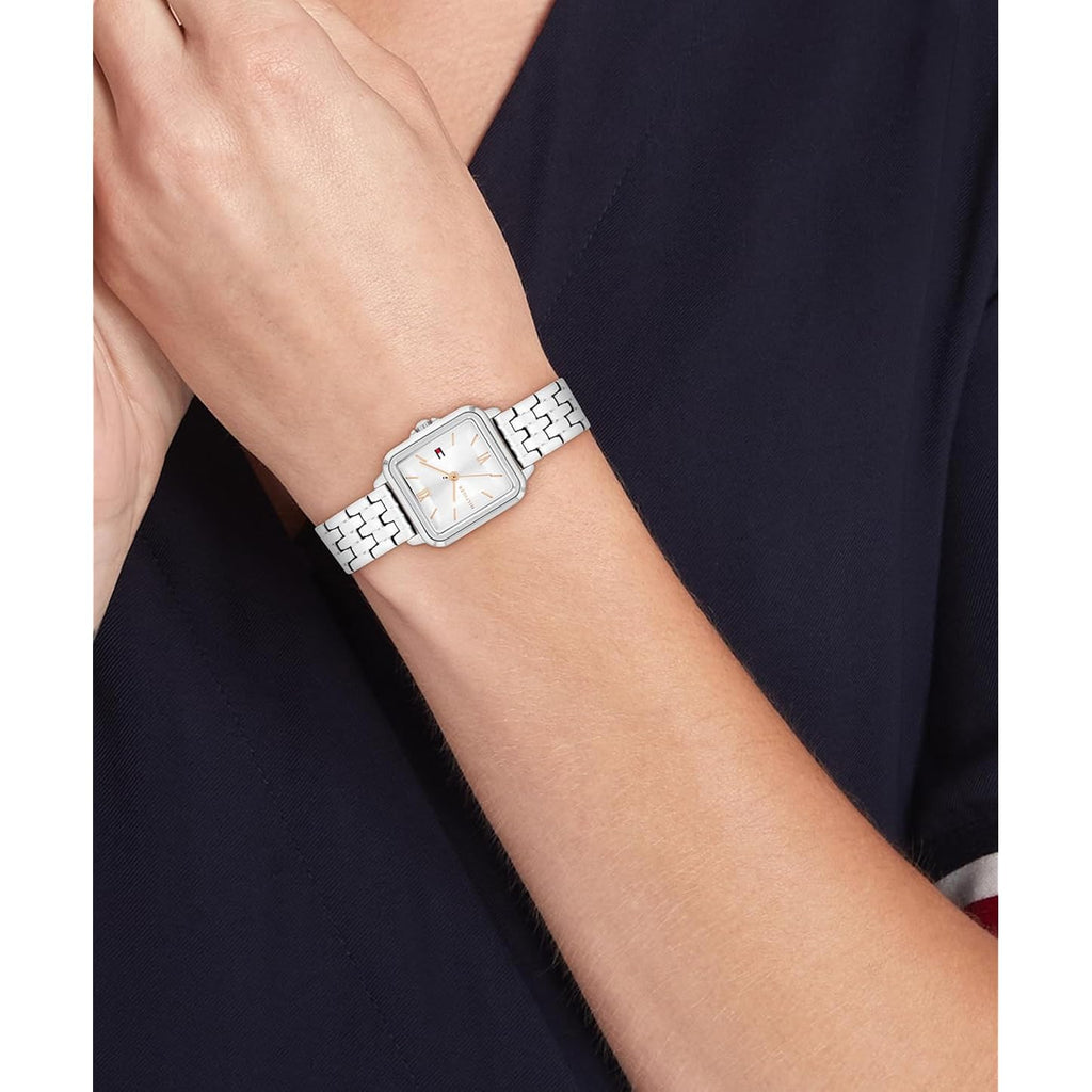 Tommy Hilfiger Women'S Quartz Two Tone Stainless Steel Bracelet Watch, 22.5Mm