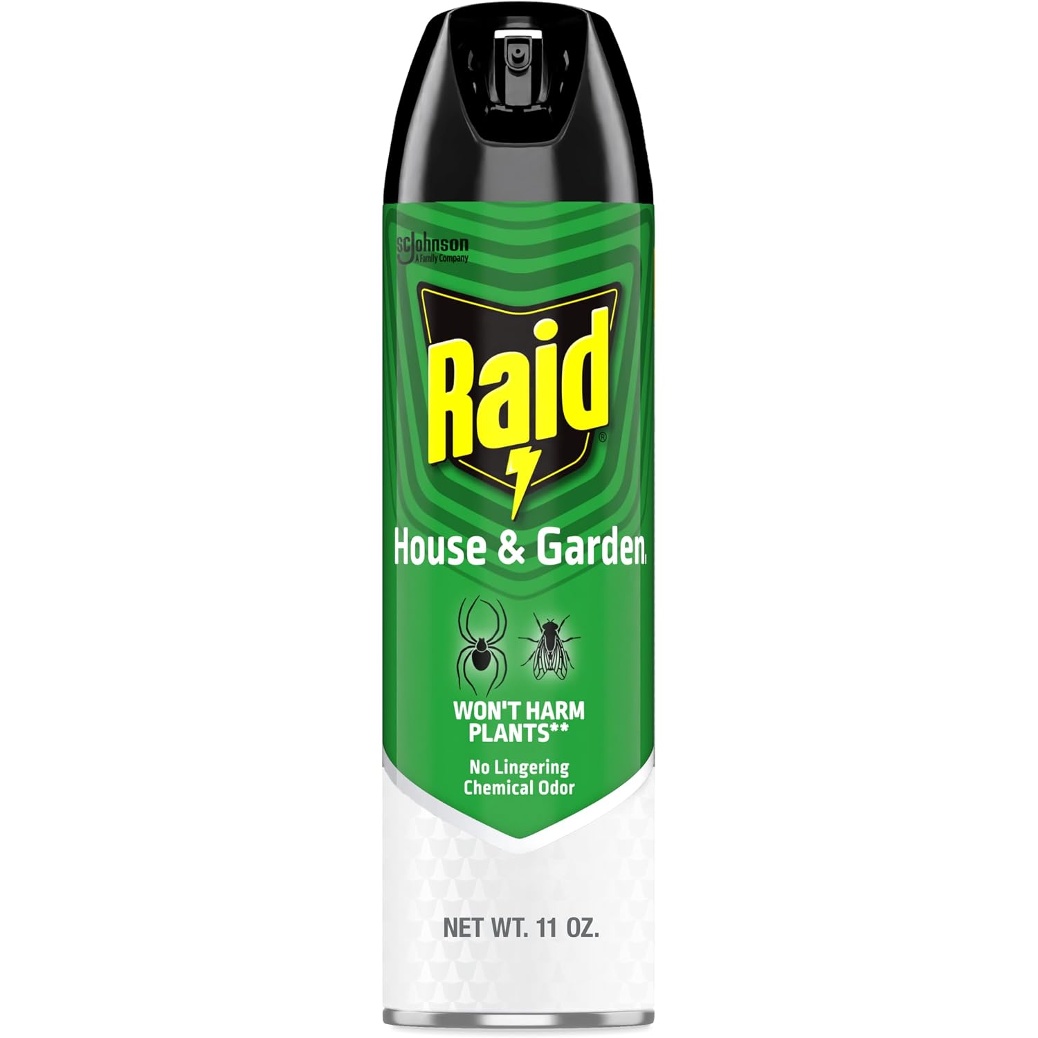 Raid House And Garden Insect Killer Spray, For Indoor And Outdoor Use, Won'T Harm Plants, Insect Spray, Orange Breeze Scent, 11 Oz