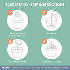 The Cat Ladies Cat Grass Refill Kit 100% Organic Cat Grass Seed And Coco Coir Soil Disks - 3 Pack