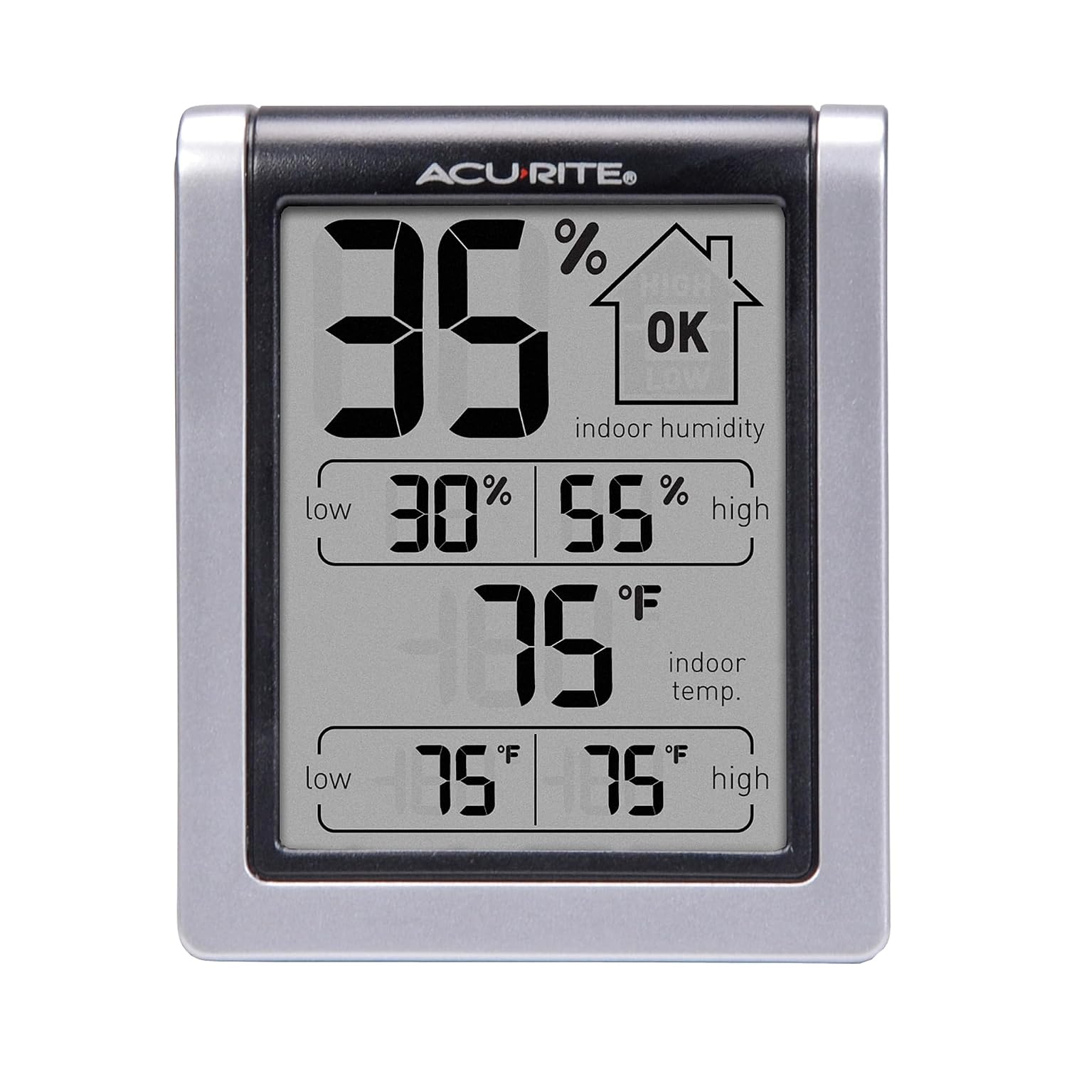 Acurite Digital Indoor Thermometer And Hygrometer, Classic