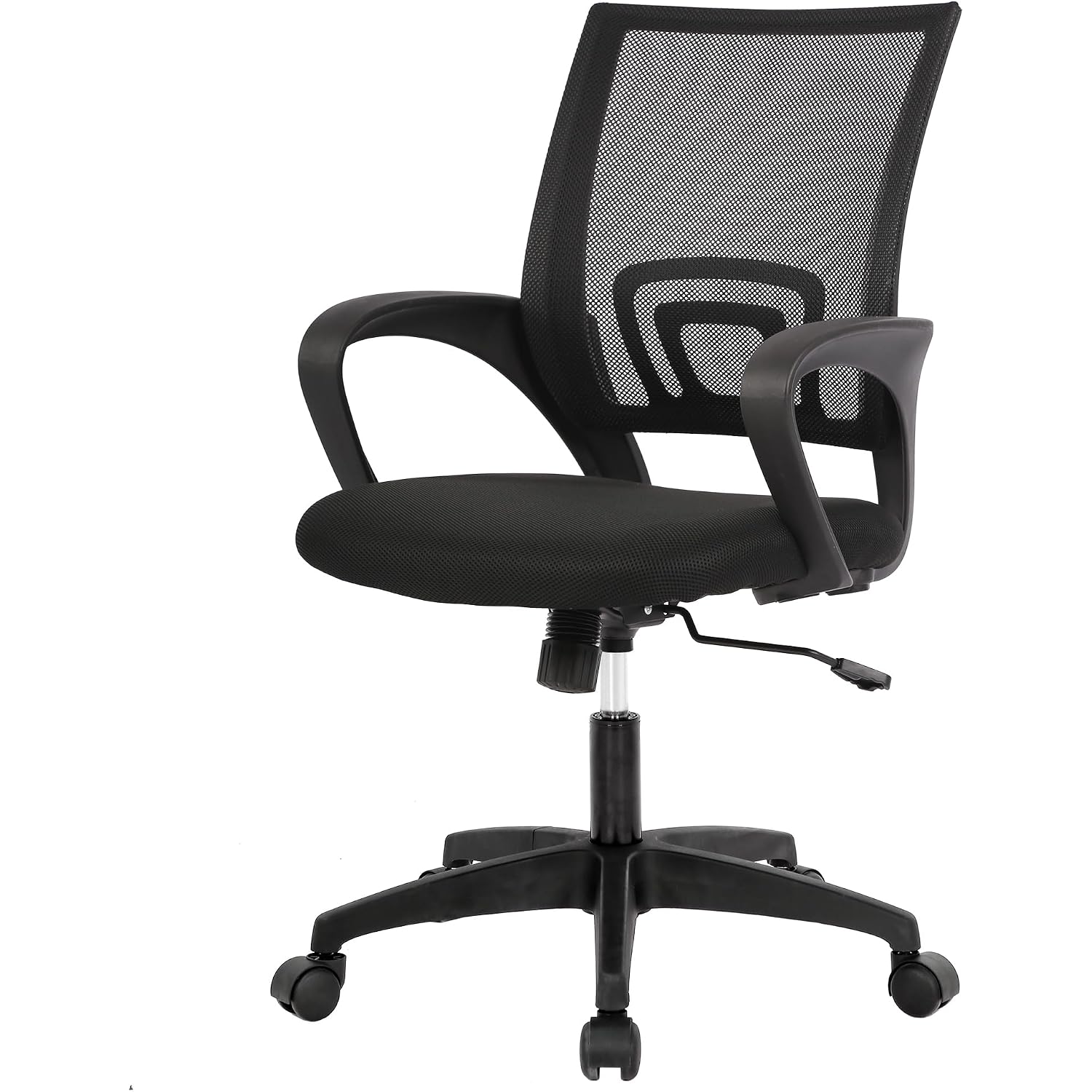 Paylesshere Home Office Chair Desk Computer Chair Adjustable Ergonomic Lumbar Support Armrest Executive With High Density Mesh 360 Degree Swivel Chair For Men Women Adults, Black
