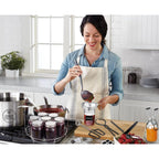 Canning Supplies Starter Kit, Stainless Steel Canning Set Tools: Rack, Ladle, Measuring Spoons, Funnel, Tongs, Jar Lifter, Lid Lifter & Accessories For Canner/Pot, Beginner, Home Canning Kit - Black