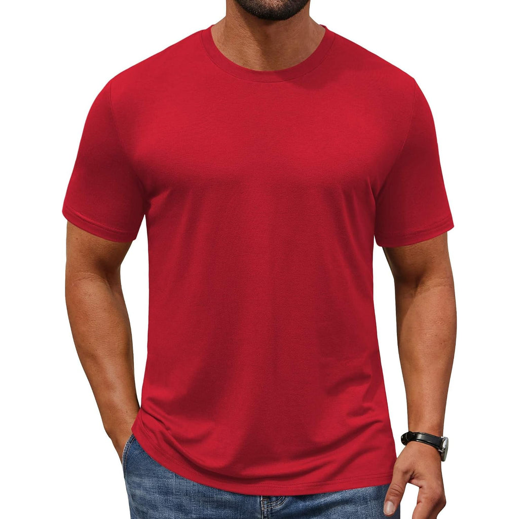 Coofandy Men'S T-Shirts Short Sleeve Crew Neck T Shirts Casual Classic Basic Tee Shirts