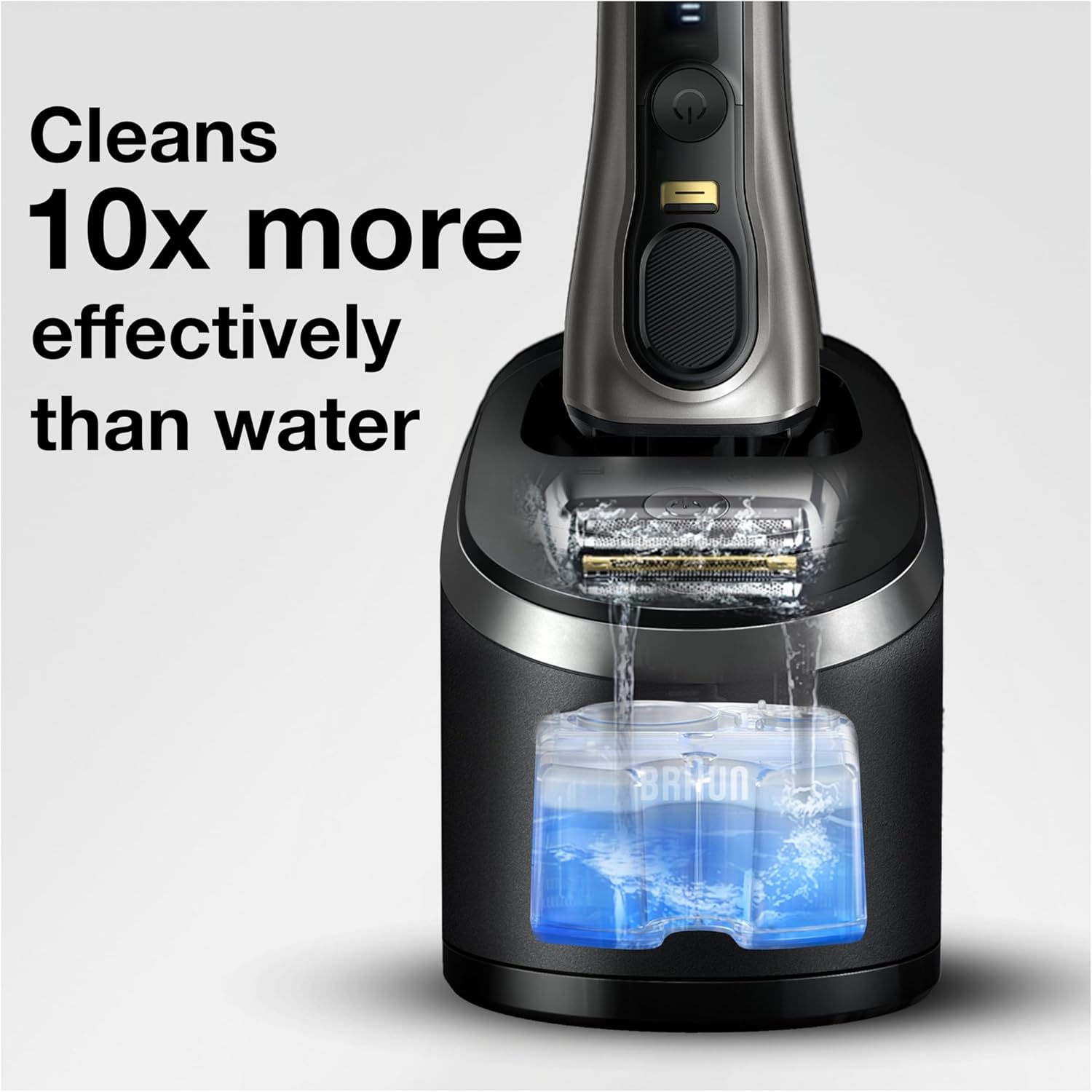 Braun Clean & Renew Refill Cartridges CCR, Replacement Shaver Cleaner Liquid Solution for Clean&Charge System, Pack of 4