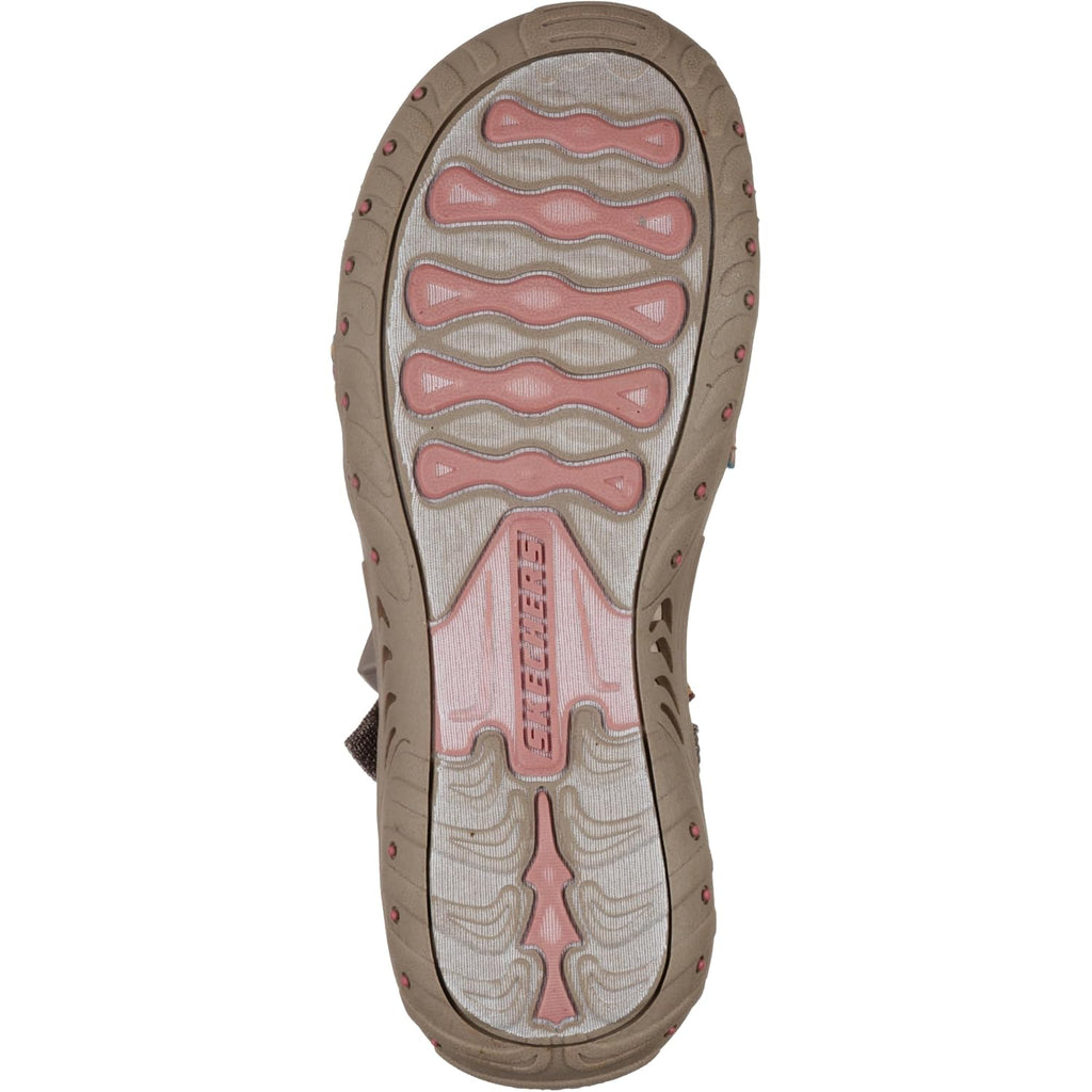 Skechers Women'S Reggae Sew Me Boho Woven Strappy Slingback Sandal