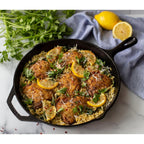 Lodge Cast Iron Set - 5-Piece Set - Pre-Seasoned Kitchen Set - Skillets, Griddle & Dutch Oven Included - PFAS-Free Non-Toxic Cookware