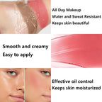 3Pcs Cream Contour Stick Makeup Kit, Shades with Highlighter, Blush and Bronzer Contour Stick for Sculpt the Cheeks, Long Lasting, Waterproof, Matte & Dewy Finish (LIGHT MEDIUM(2+5+6))