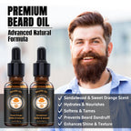 XIKEZAN Beard Kit for Men Grooming & Care w/Beard Conditioner, Wash, Oil, Balm, Brush, Comb,Birthday Fathers Valentines Easter Gifts for Men Him Dad Husband Boyfriend Mens Christmas Stocking Stuffers