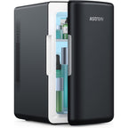 Astroai 2.0 Gen 6L/8 Cans Mini Fridge, Cooler & Warmer, 110V Ac/12V Dc | Compact Small Refrigerator, Energy Efficient & Quiet, Portable For Bedroom, Car, Office & Dorms, For Makeup Skincare Use