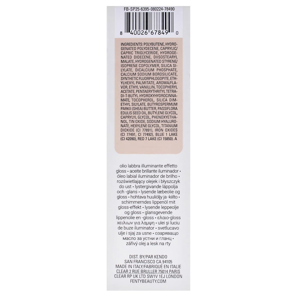 Gloss Bomb Luminizing Lip Oil N Gloss - 01 Fussy by Fenty Beauty for Women - 0.3 oz Lip Gloss