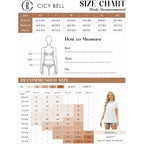 Cicy Bell Women'S Short Sleeve Shirts Crewneck Loose Casual Summer Basic Tees Tops