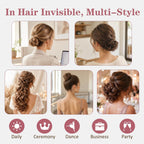 U Shaped Gold Hair Pins For Buns, 100 Pcs 2.8" Blonde Hair Pins For Women Hair Styling With Thick Hair