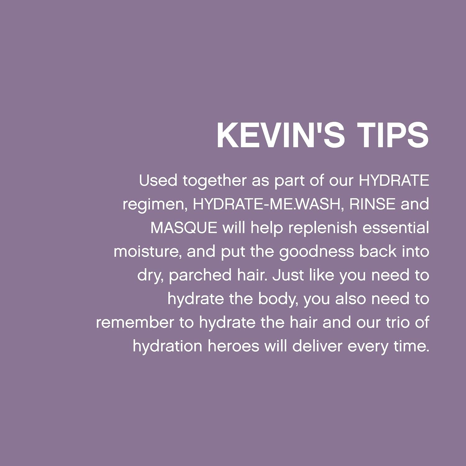 Kevin.Murphy Hydrate-Me.Rinse - Moisturising Conditioner - For Normal & Dry Hair - Hair Repair - Colour Safe Conditioner - With Antioxidant Blend & Kakadu Plum - 250 Ml / 8.4 Fl Oz