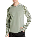 Fisheal Men'S Performance Fishing Hoodie Shirt With Thumbholes - Upf 50 Sun Protection Camo Long Sleeve Shirts Quick-Dry
