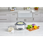 BLACK+DECKER 16-Cup Rice Cooker, RC516, 8-Cup Uncooked Rice, Steaming Basket, Removable Non-Stick Bowl, One Touch