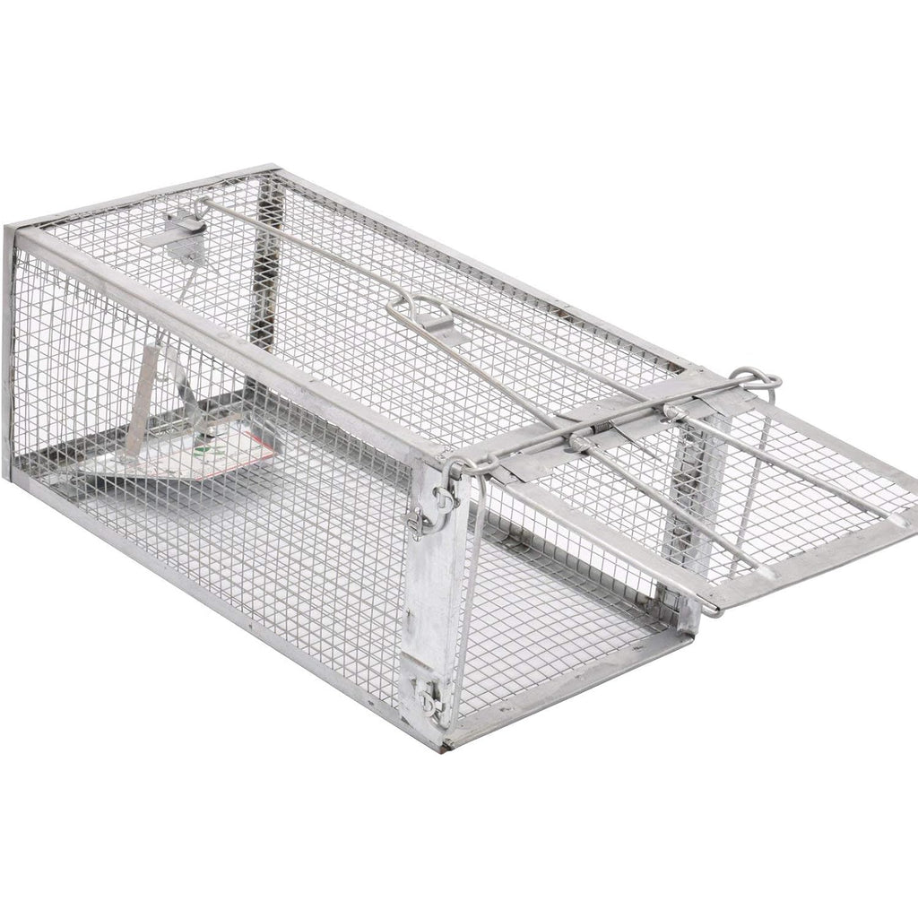 Kensizer Humane Rat Trap, Small Mouse Traps 10.5" L X 5.5" W X 4.5" H | Chipmunk Rodent Trap, Indoor And Outdoor, Mouse Voles Hamsters, Live Cage Catch And Release, 1-Pack
