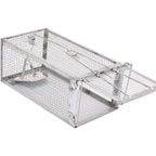 Kensizer Humane Rat Trap, Small Mouse Traps 10.5" L X 5.5" W X 4.5" H | Chipmunk Rodent Trap, Indoor And Outdoor, Mouse Voles Hamsters, Live Cage Catch And Release, 1-Pack