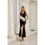 CHARMING TAILOR Clutch Evening Bag Elegant Pleated Satin Formal Handbag Simple Classy Purse for Women