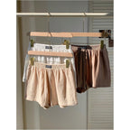 Women's Summer Shorts 3 Packs Elastic Waist Wide Leg Casual Cotton Shorts Sets