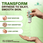 Miracle Foot Repair Cream, 8 oz + 1 oz Miracle Hand Repair, Healing Aloe Vera Lotions for Dry, Cracked Hands and Feet (8 oz Foot Cream + 1 oz Hand Cream)