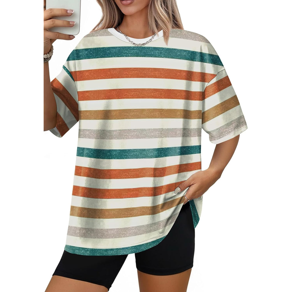 Wiholl Oversized Tshirts For Women Summer Tops Short Sleeve T Shirts Beach Vacation Clothes Travel Outfits Fashion 2026