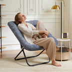 Sweetcrispy Comfy Chair For Adults, Foldable Living Room Chair, Soft Faux Fur Lounge For Bedroom Dorm Rooms, Comfortable Reading Chairs For Teens, X-Large