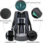 Hk Backpack For Men Business Slim Laptop Bag | Anti Theft Travel Backpacks 15.6 Inch Laptop Water Resistant Computer Bag For Work Office College, Black