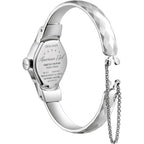 Bulova Ladies Limited Edition American Girl 2 Hand Silver Stainless Steel Quartz Bangle Watch Style:96L333