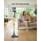 Cordless Vacuum Cleaner, 65Kpa 650W 70Mins Stick Vacuum Cordless With Three Suction Modes, Self-Standing&Led Touch Screen, Anti-Tangle Brush, Vacuum Cleaners For Home/Pet Hair/Hardwood Floors/Carpet