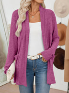 LILLUSORY Cardigan for Women Lightweight Cardigans Fall Fashion Outfits | Open Front Long Cardigan with Pockets, Business Casual Travel Outfits