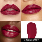 MAKI YIKA Moisture Dark Berry Lipstick for Women Hydrate Tinted Lip Balm for Mother's Day Dry Cracked Lips Sheer Lipstick Lip Tinted Glossy Finish,MA049 Blush Berry