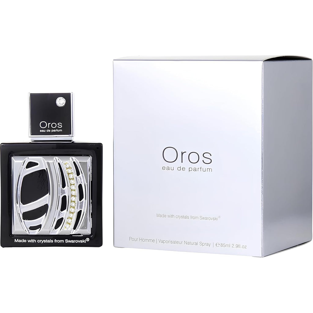 Armaf Oros 2.9 Oz Eau De Parfum Spray for Men with Swarovski Elements