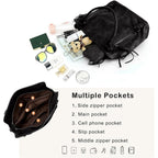 Tantomi Tote Handbags For Women Black Hobo Handbags Purse And Handbags Shoulder Crossbody Bags For Work Travel Everyday