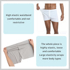 Vissay Stretch Satin Boxers For Men Silk Feeling Boxer Shorts Breathable Loose Men'S Underwear For Sleep 4 Pack