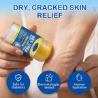60% Urea Cream Stick with 2% Salicylic Acid, Maximum Strength Urea Foot Cream for Dry Cracked Heels, Callus Remover, Rapidly Softens the Hardest, Thickest Skin. Visible Smoothness in Days, Non-Greasy