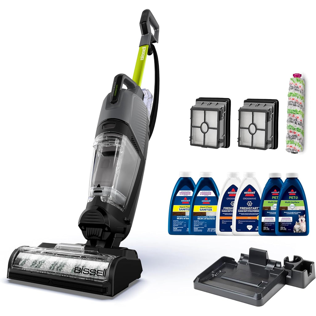 Bissell Crosswave Hydrosteam Deluxe 3-In-1 Steam Mop, 3515G