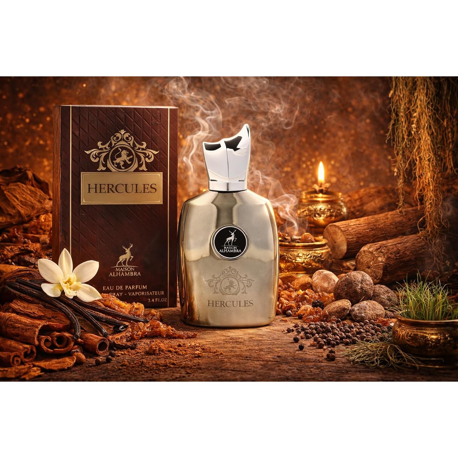 Hercules by Maison Alhambra for Men - 3.4 oz EDP Spray