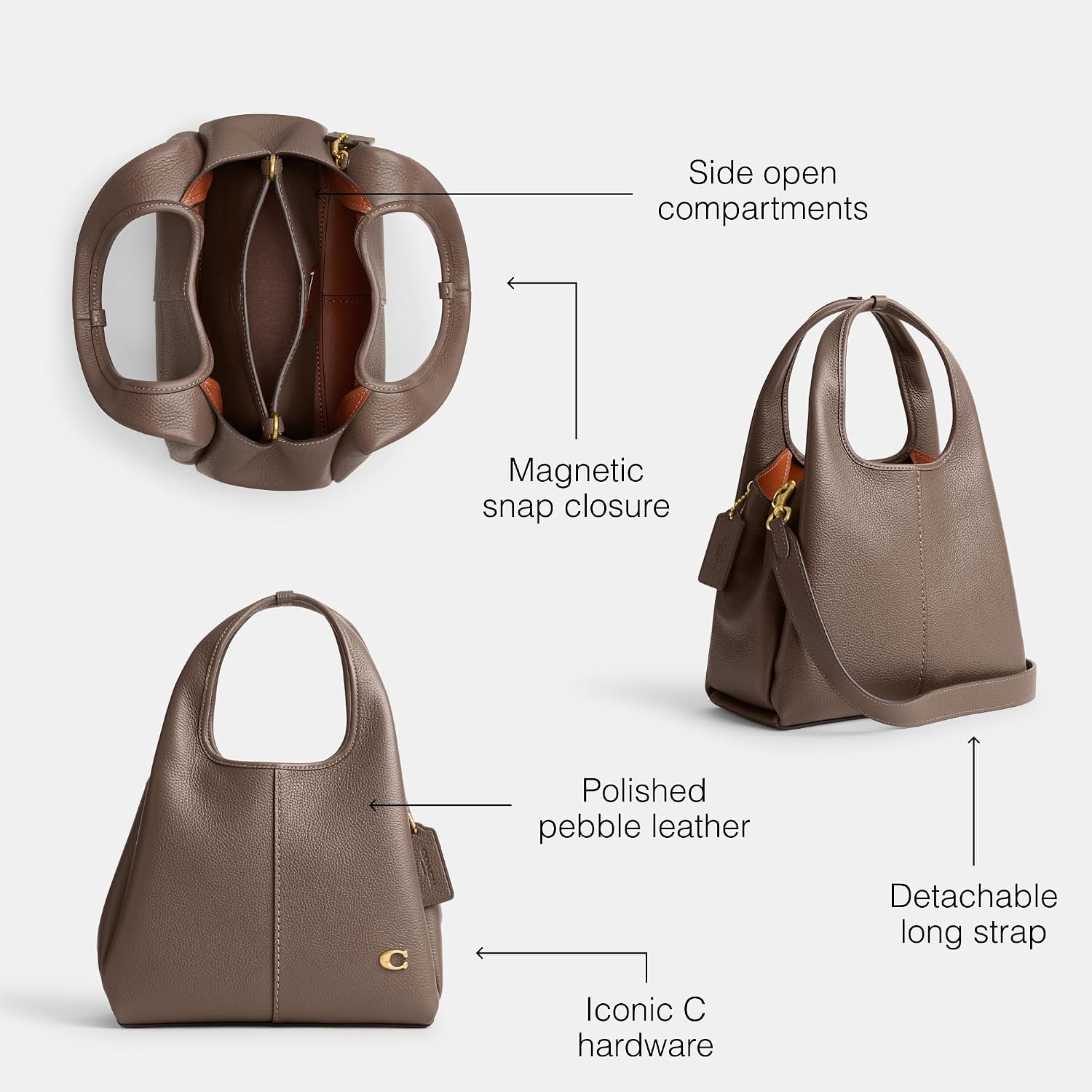 Coach Women'S Leather Lana Shoulder Bag