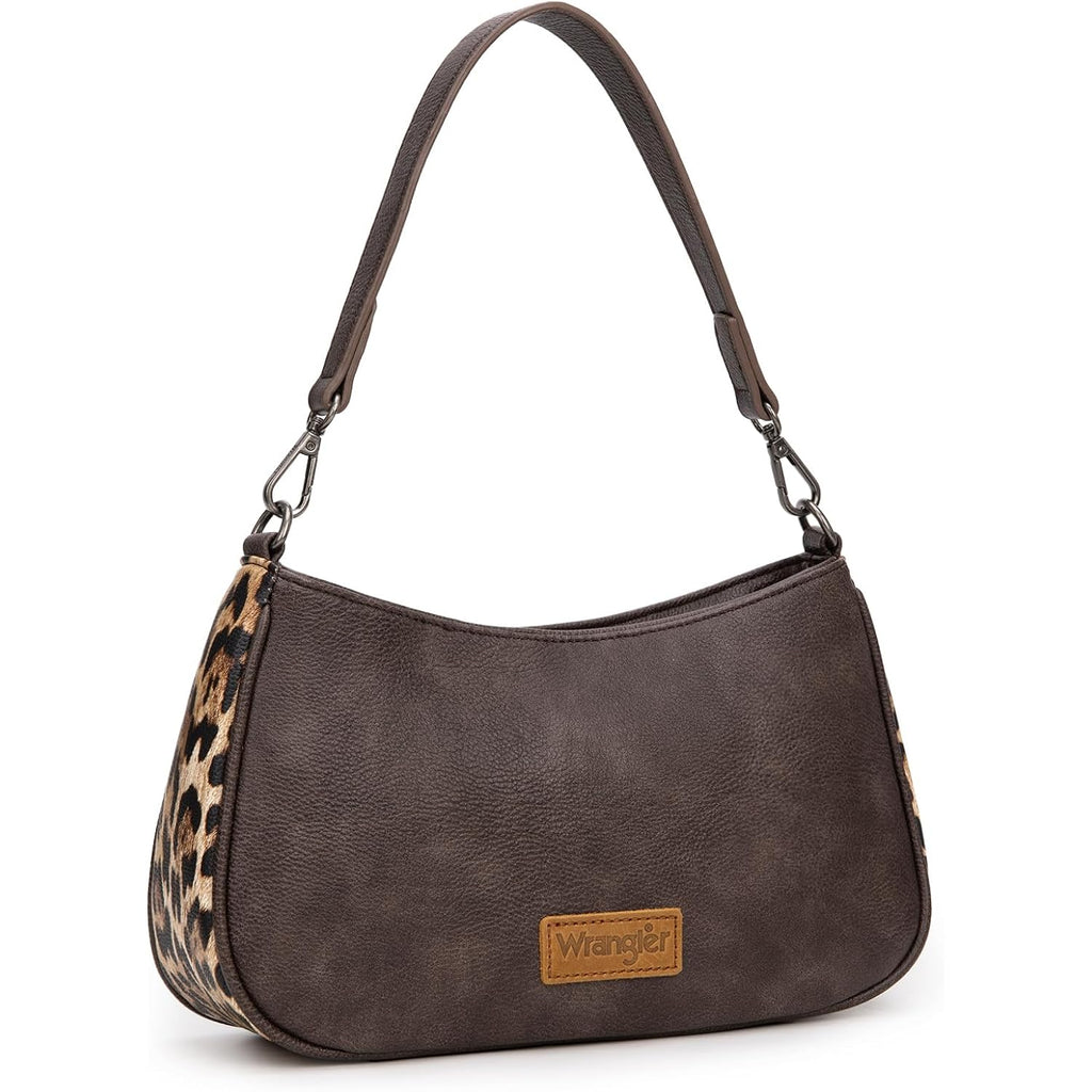 Wrangler Western Shoulder Bag for Women Small Purse Aztec Hobo Bag HandBag with Detachable Strap