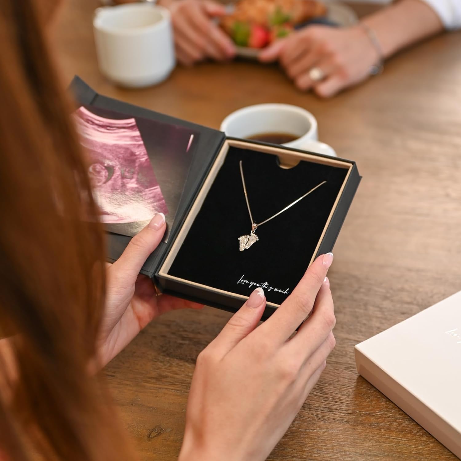 Love You This Much Push Present Jewelry, Pregnancy Gifts for New Moms, Pre Birth Gifts, Mom to Be Gift, Birthday Gift for Pregnant Friend, Wife Pregnancy Gift