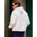 Jmierr Men'S Cotton Casual Hoodies Sweatshirts Fashion Long Sleeve Drawstring Fleece Pullover Hoodie With Pockets