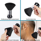 Professional Hair Cutting Cape With Neck Duster Brush, Waterproof Salon Barber Cape With Snaps, Barber Accessories (Hair Cutting Scissors And Men)