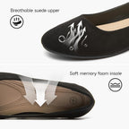 Shupua Flats For Women Round Toe Flat Shoes Dressy Black Ballet Flats Comfortable Womens Dress Shoes Ballerina Flats For Work