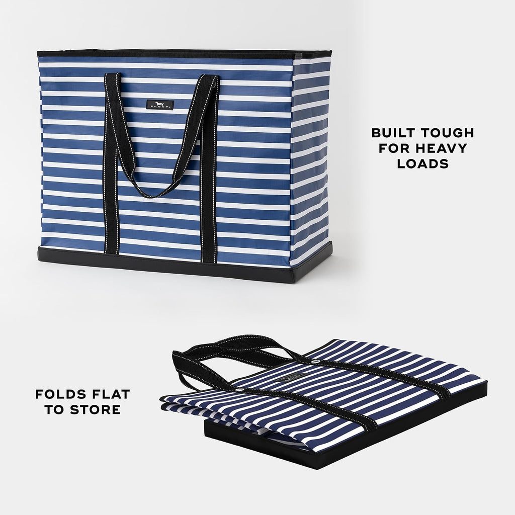 Scout 4 Boys Zip Tote - Durable Lightweight Bag For Beach, Pool, Family Travel, Storage - Water-Resistant, Zips Shut