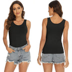 5 Pcs Basic Tank Tops for Women Undershirt Tank Top Sleeveless Under Shirts