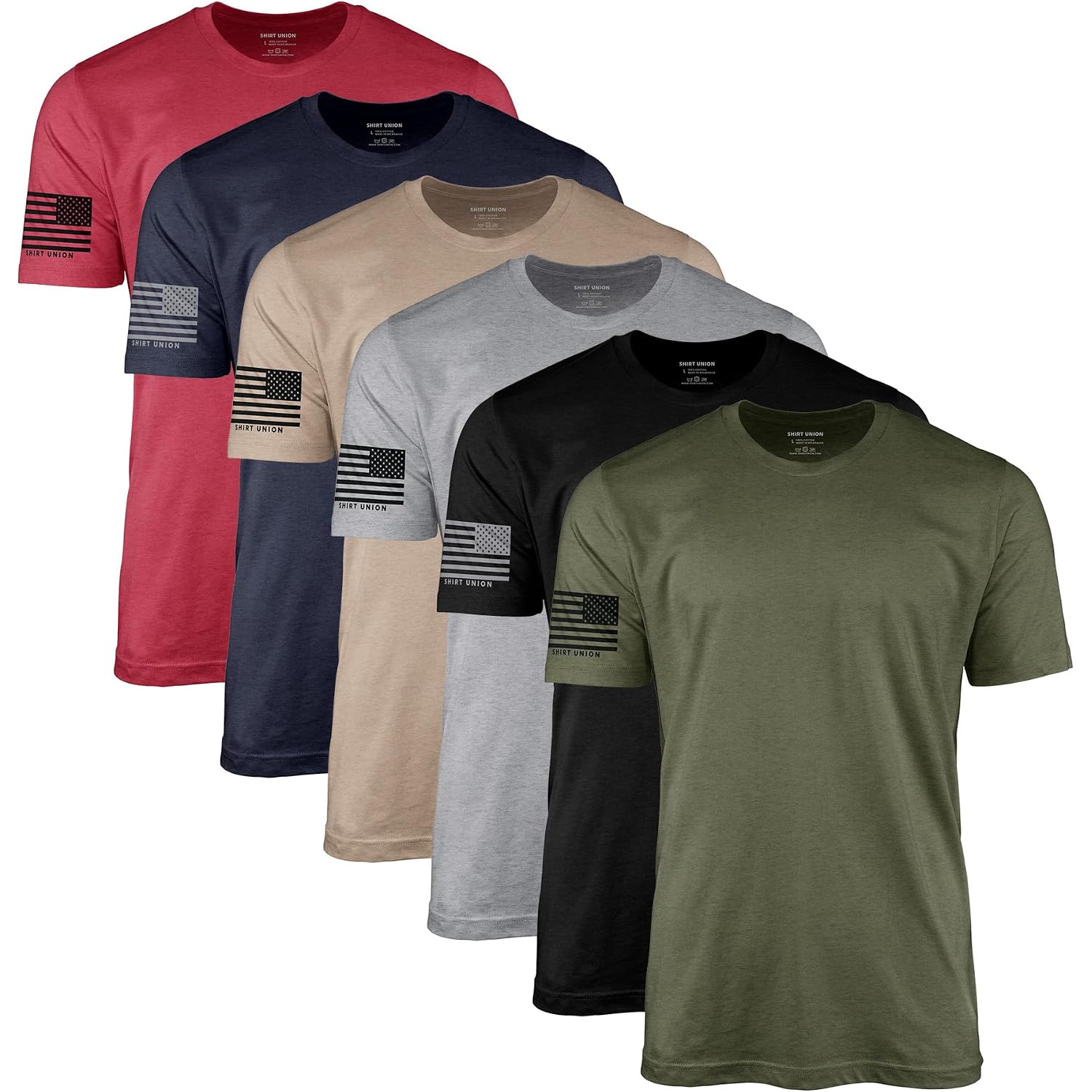 Patriotic Shirts For Men - American Patriot Graphic Tee - Usa & Freedom Style - Super Soft Premium Shirt Pack