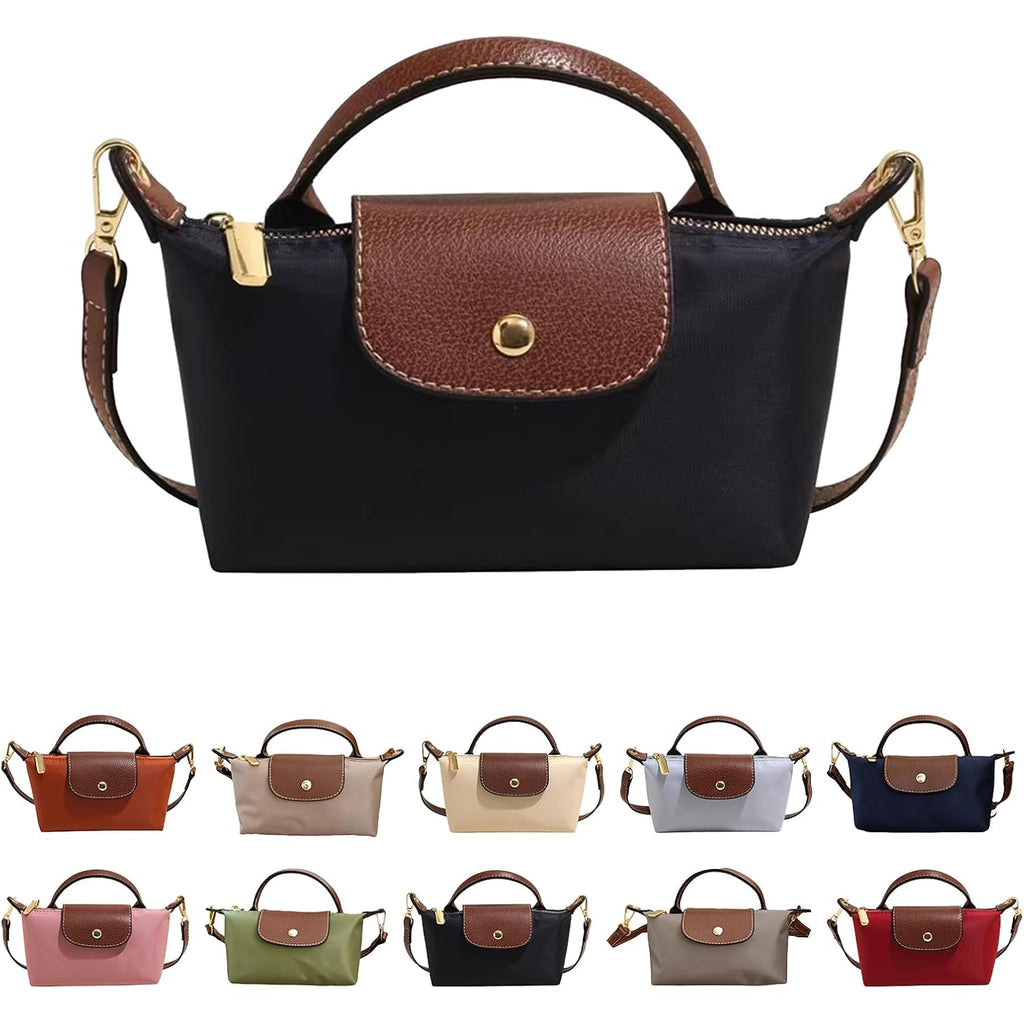 Mini Crossbody Bag for Women - Adjustable Strap Shoulder Purse, Small Spacious Tote with Zipper Pockets for Phone Wallet Keys