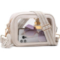 Clear Bag for Stadium Events, Clear Crossbody Purse for Women, Small Stadium Approved Bag for Concerts Games